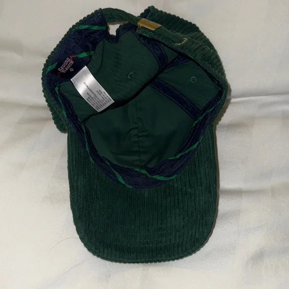 Rowing Blazers x Target Green Corduroy Logo Baseball Hat Fall Preppy Red Yellow - Picture 5 of 6